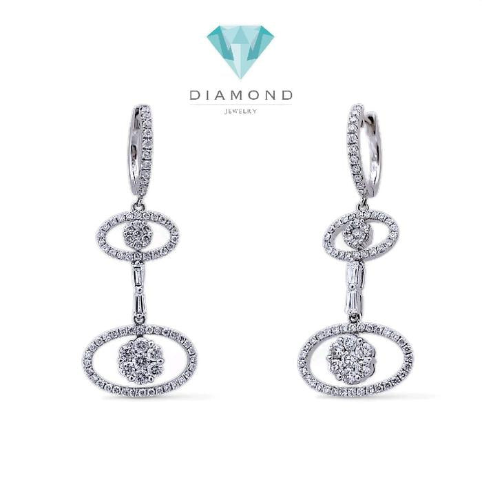Eclipse Diamond Earring 18K / Diamond Jewelry