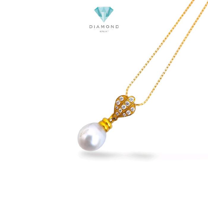 Pearl Pendant 23K / Liontin Liontin mutiara 23K / Diamond Jewelry / 195LMSWP6