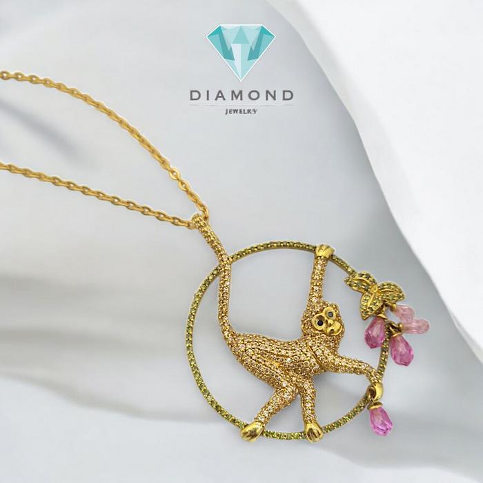 Liontin Mas Monkey 18k/ Liontin mas monkey -Diamond Jewelry
