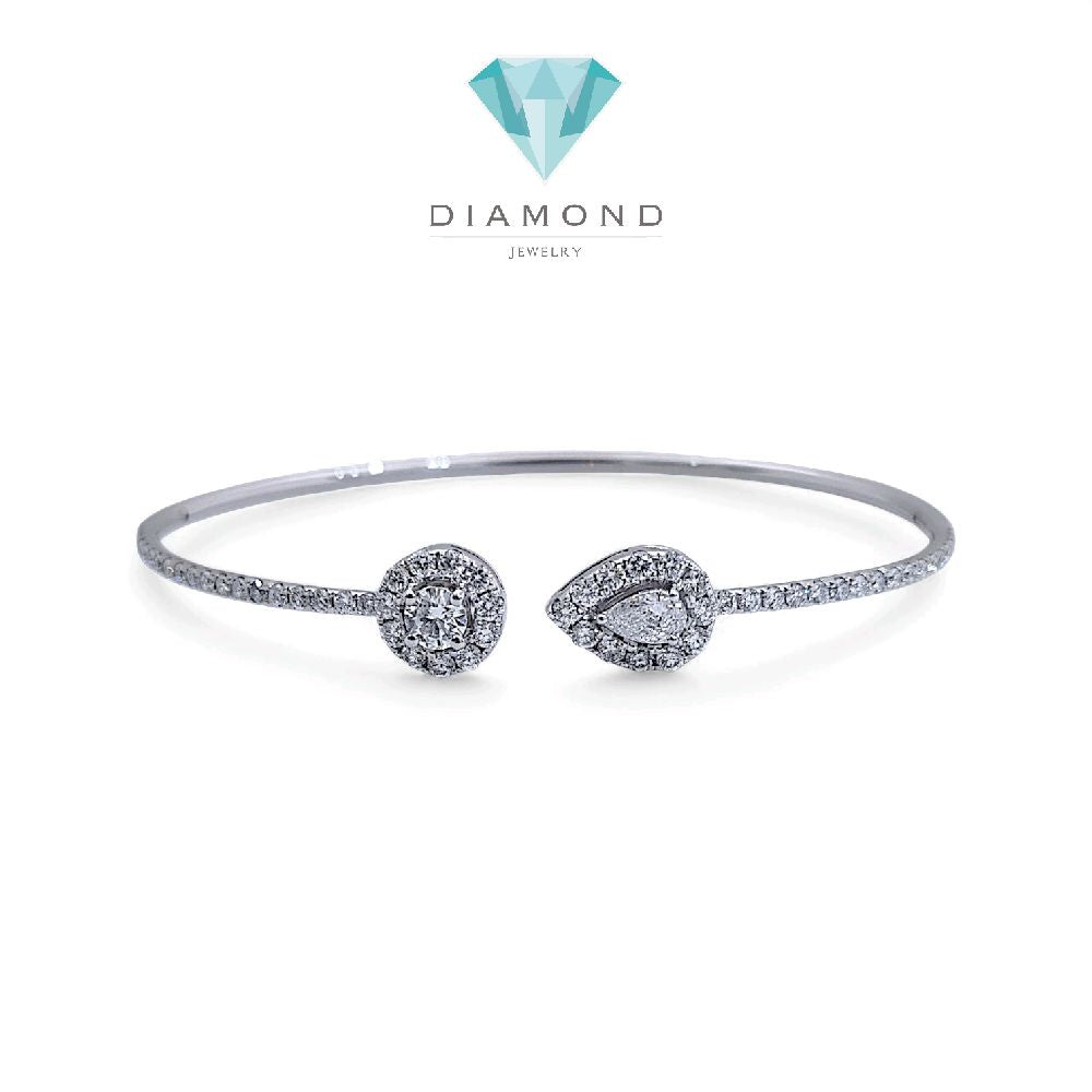 Toimoi Diamond Bangle 18K / Gelang Berlian Toimoi 18K / Diamond Jewelry 396GB13000VIONLS-HT