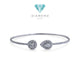 Toimoi Diamond Bangle 18K / Gelang Berlian Toimoi 18K / Diamond Jewelry 396GB13000VIONLS-HT