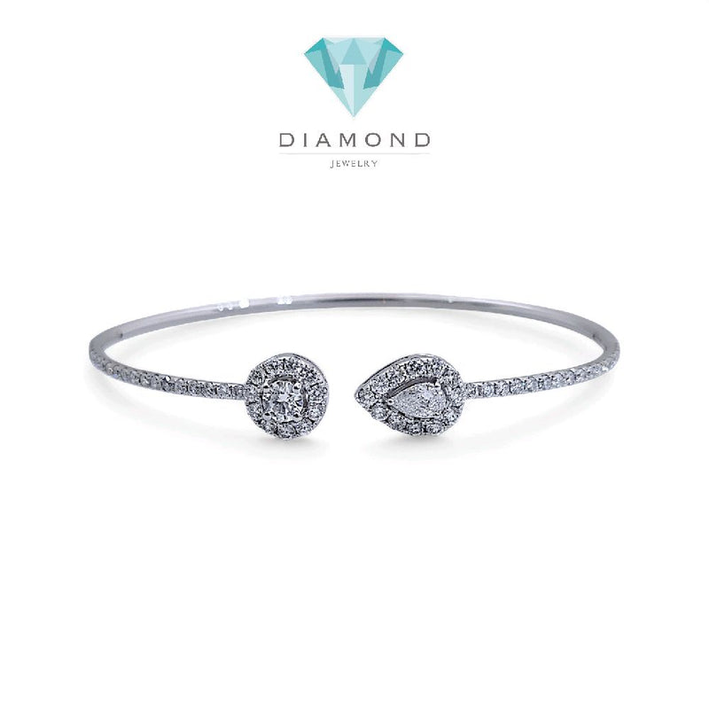 Toimoi Diamond Bangle 18K / Gelang Berlian Toimoi 18K / Diamond Jewelry 396GB13000VIONLS-HT