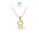 Gold Pendants Letter A 23K / Liontin Emas Huruf A 23K / Diamond Jewelry / 288LMSWP2