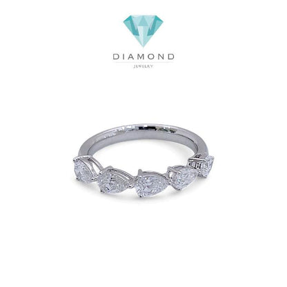 Listring Pear Diamond Ring 18K / Cincin Listring Pear Berlian 18K / Diamond Jewelry 375CB1575ANANLS HT