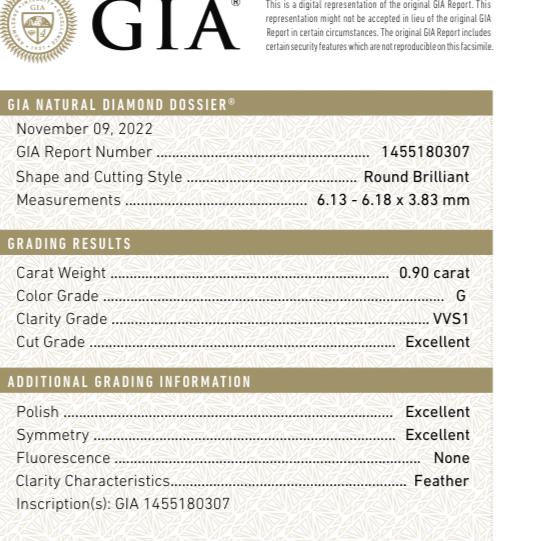 Solitaire GIA Diamond Ring 1 ct-Diamond Jewelry