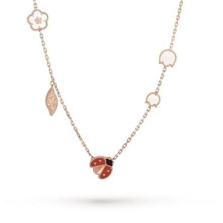 Lucky Spring VCA Bracelet/necklace 18gold Diamond Jewelry