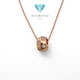 Le Damier Necklace 18K Diamond Necklace/Kalung Berlian Damier-377KBD15000RY-HT
