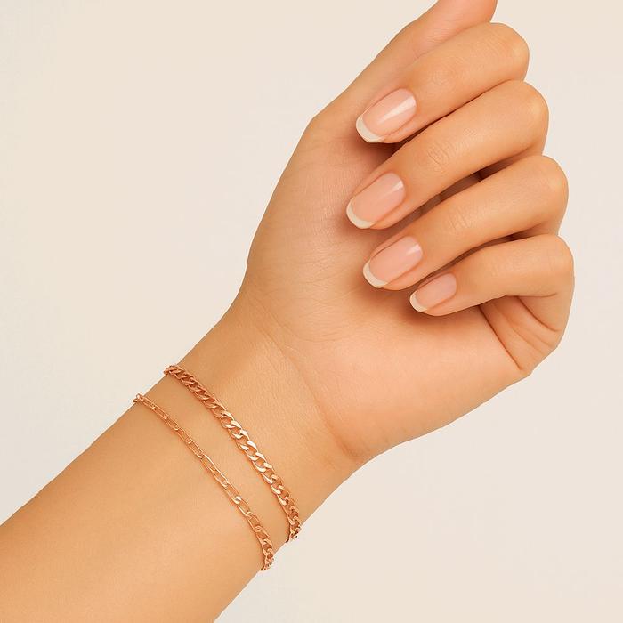 Double Gold Bracelet 750K / Gelang Emas Double 750K / Diamond Jewelry 439GMS299LS-HT