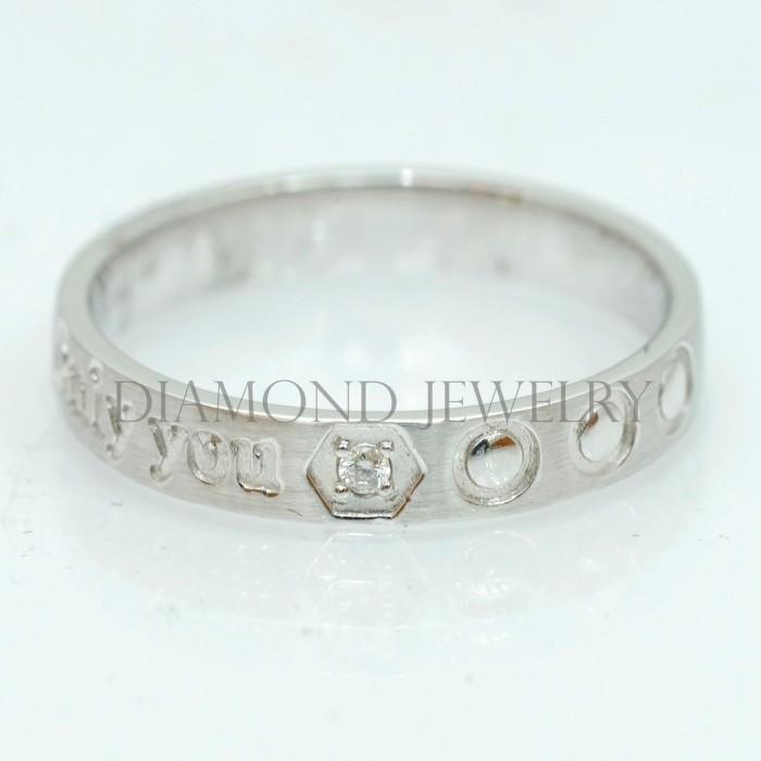 Cincin Kawin/Wedding Ring - Diamond Jewelry Two Tone 01020758/01020759