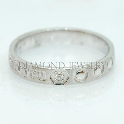 Cincin Kawin/Wedding Ring - Diamond Jewelry Two Tone 01020758/01020759