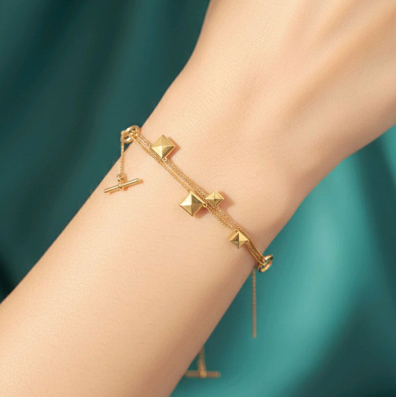 Clou d'H Bracelet 18K / Gelang Clou d'H 18K / Diamond Jewelry / 514GBD2200LS