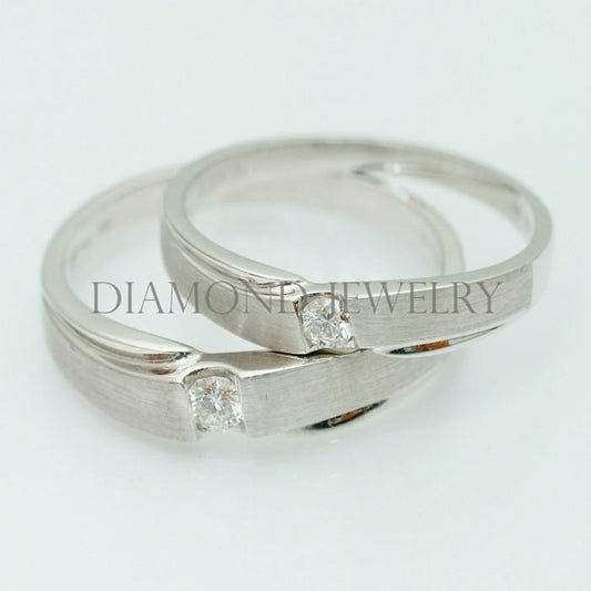 Cincin Kawin/Wedding Ring - Diamond Jewelry Two Tone 01020816/01020817