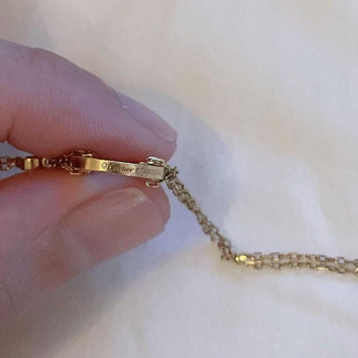 Love chain crt bracelet 18k gold diamond-Diamond Jewelry