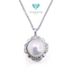 Liontin Flower Pearl Diamond 18K / Diamond Jewelry 16LMGT920WP-1600HT)