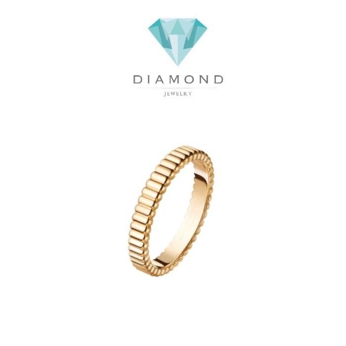 Quatro single gold ring 18k bouch/ vc bracelet white gold-Diamond Jewelry