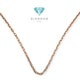 Kalung Chain Rose Gold 750K-Diamond Jewelry-424KMS426LS-HT