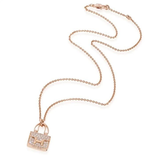 Pendant H diamond constance amullete diamond 18K Diamond Jewelry-Gold Fashion