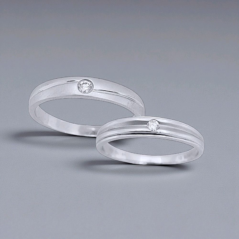 Wedding Diamond Ring Solitaire 18K / Cincin Kawin Berlian Solitaire 18K / Diamond Jewelry 75CBNKH4066WPLS - 76CBNKH5168WPLS - HT