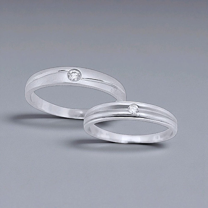 Wedding Diamond Ring Solitaire 18K / Cincin Kawin Berlian Solitaire 18K / Diamond Jewelry 75CBNKH4066WPLS - 76CBNKH5168WPLS - HT