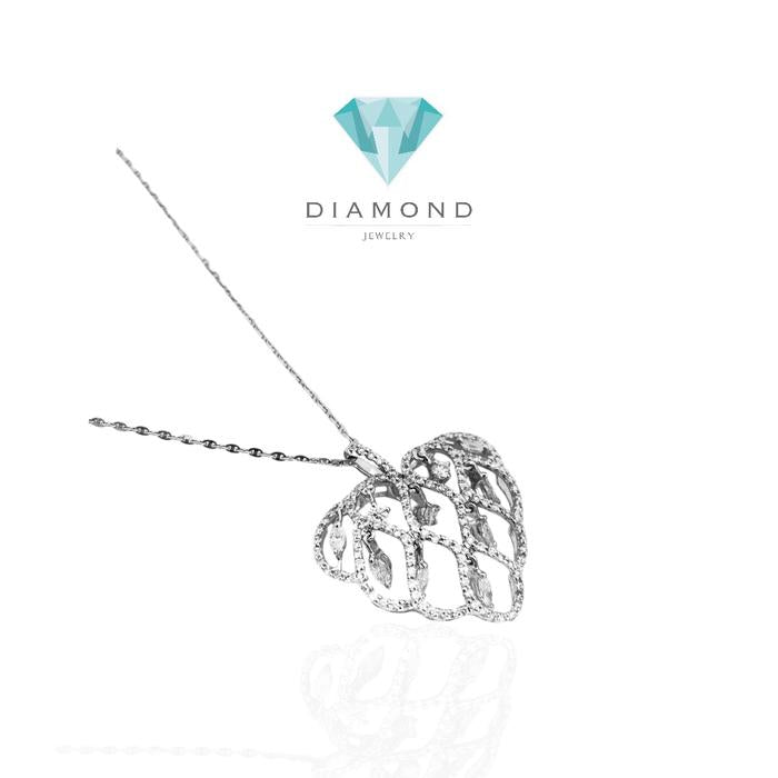 Heart Fountain Diamond Necklace/Pendant