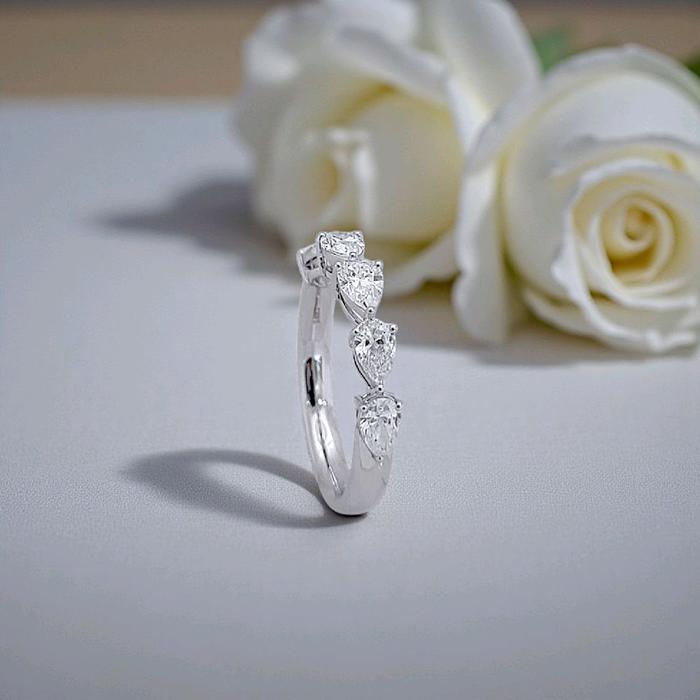 Listring Pear Diamond Ring 18K / Cincin Listring Pear Berlian 18K / Diamond Jewelry 375CB1575ANANLS HT