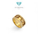 Cincin roda gear18K/ mans gear ring -Diamond Jewelry