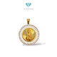 Gold Buddha pendant 18K / Liontin Emas Buddha 18K / 167LMSWP5