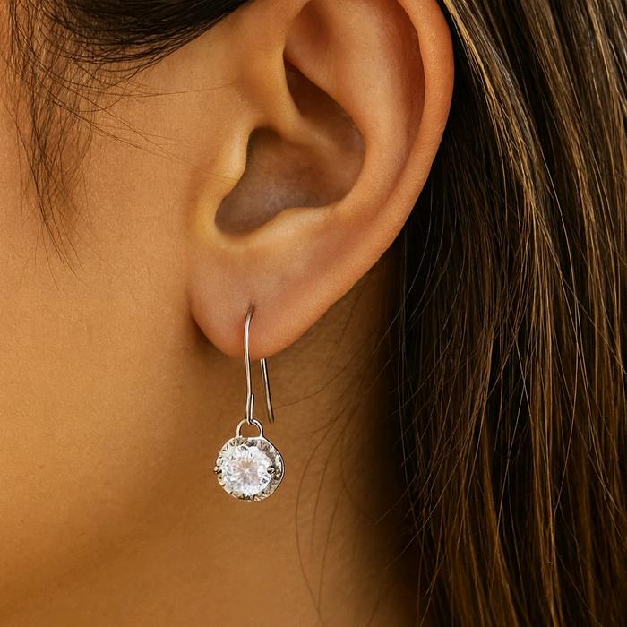 Solitaire Gold Earring 750K / Anting Emas Solitaire 750K / Diamond Jewelry 409AMS242LS-HT