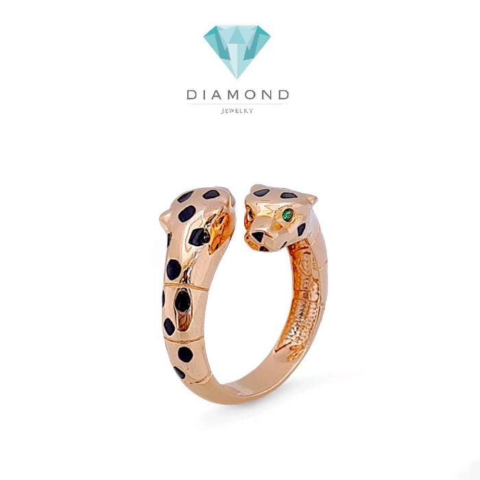 Panther Gold Ring 750K / Cincin Emas Penter 750K / Diamond Jewelry 414CMS501LS-HT