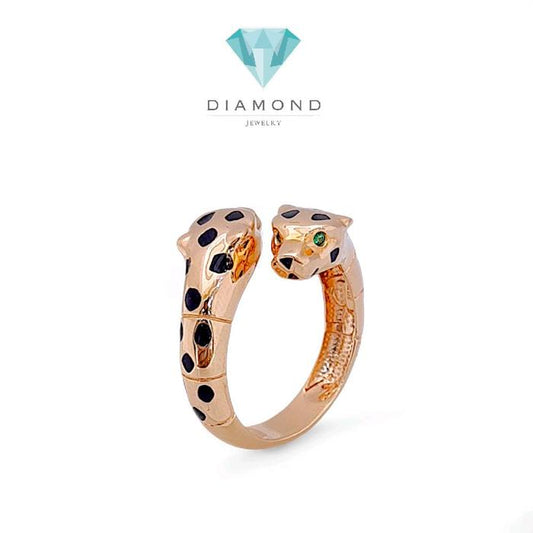 Panther Gold Ring 750K / Cincin Emas Penter 750K / Diamond Jewelry 414CMS501LS-HT