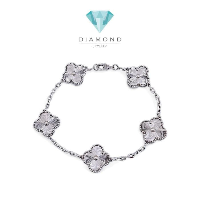 Clover Bracelet 18K / Diamond Jewelry 396GBD1406RY