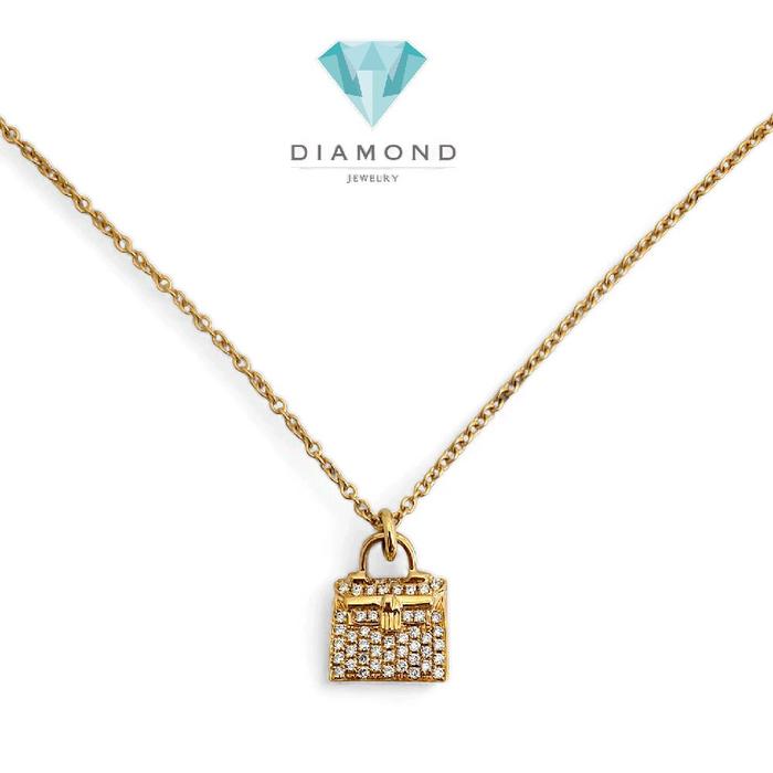 Amulette HR Diamond Necklace 18K-Diamond Jewelry-398KBD12000RY