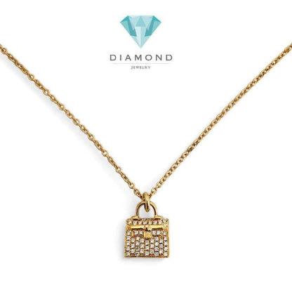 Amulette HR Diamond Necklace 18K-Diamond Jewelry-398KBD12000RY