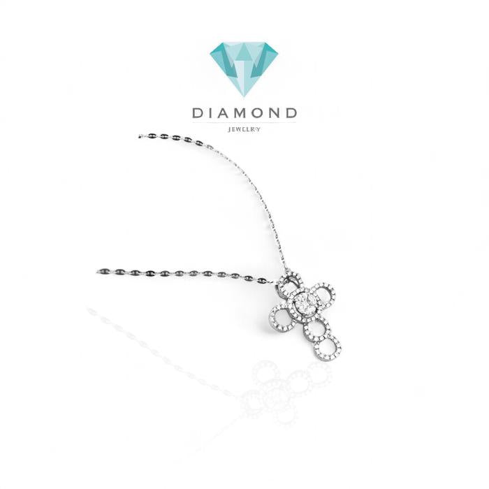 Diamond Cross Pendant/Liontin Salib Berlian