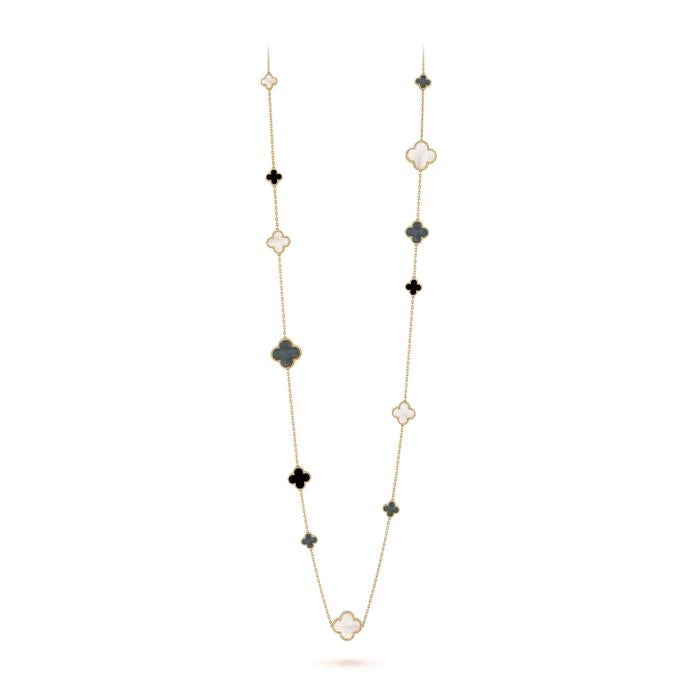 Magic Clover 16 Motif 18K Gold-Diamond Jewelry-53KBD295000AB-HT