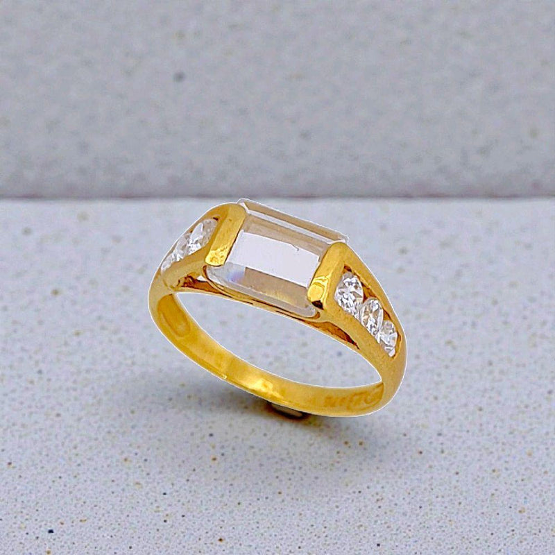 Emerald Gold Ring 23K / Cincin Emas Emerald 23K / 35CMSWP3