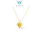 Gold Love Letter C Pendants 23K / Liontin Love Emas Huruf C 23K / Diamond Jewelry / 244LMSWP1