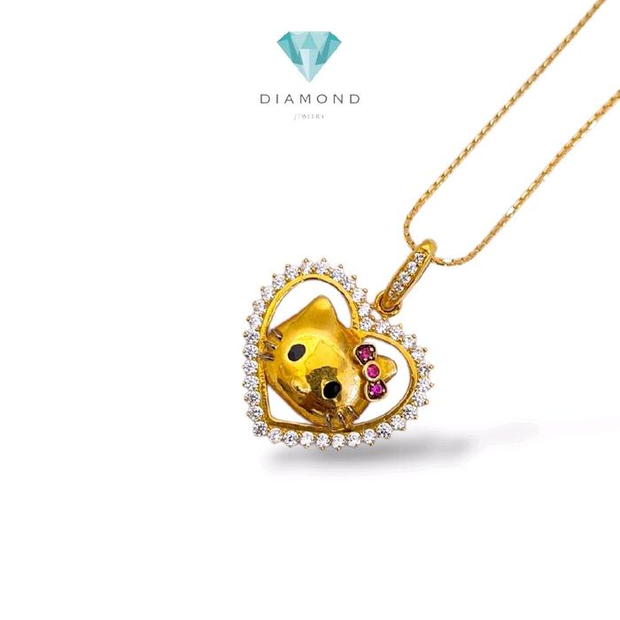 Hello Kitty gold pendant 18K / Liontin Emas Hello Kitty 18K / 196LMSWP4