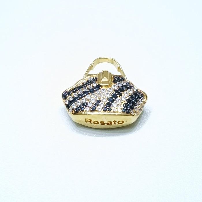 Rosato Bag Pendant 18K Gold -Diamond Jewelry-174LMSWP9-HT
