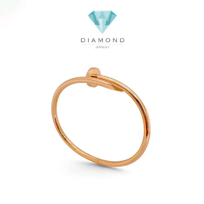 Nail Juste Bracelet 18K / Gelang Paku 18K / Diamond Jewelry 416GBD1453RY-HT