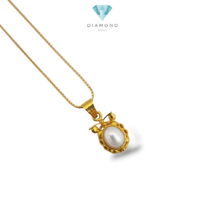 Naturan Pearl Pendants 23K / Liontin Mutiara Natural 23K / Diamond Jewelry / 213LMSWP3