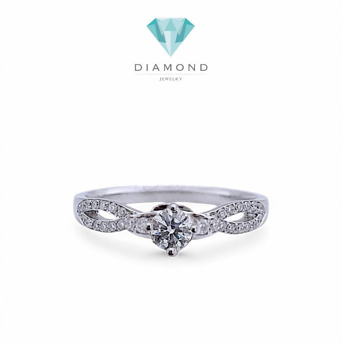 Cincin berlian bunga 18k diamond jewelry