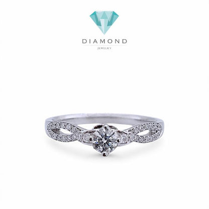 Cincin berlian bunga 18k diamond jewelry