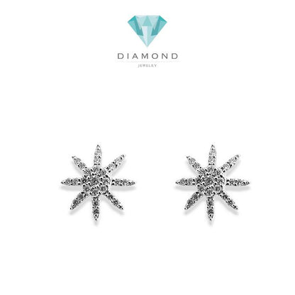 Star Diamond Earrings / Diamond Jewelry