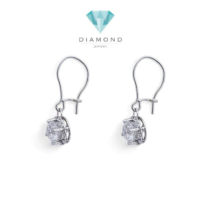 Solitaire Gold Earring 750K / Anting Emas Solitaire 750K / Diamond Jewelry 409AMS242LS-HT