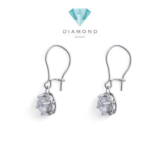 Solitaire Gold Earring 750K / Anting Emas Solitaire 750K / Diamond Jewelry 409AMS242LS-HT