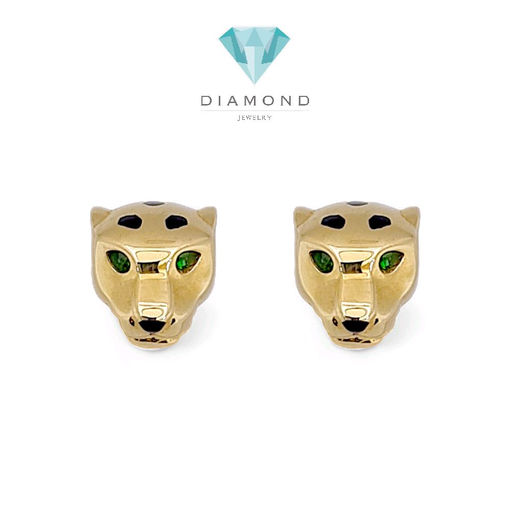 Panther Earring 18K / Anting Panther 18K / Diamond Jewelry 399ABD723RY - HT