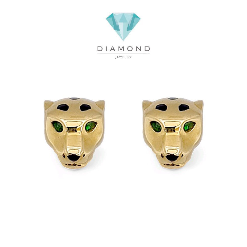 Panther Earring 18K / Anting Panther 18K / Diamond Jewelry 399ABD723RY - HT