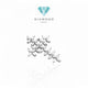 Diamond marquis Oval Cross Pendant 18K/ kalung salib liontin marquis 18k-Diamond jewelry