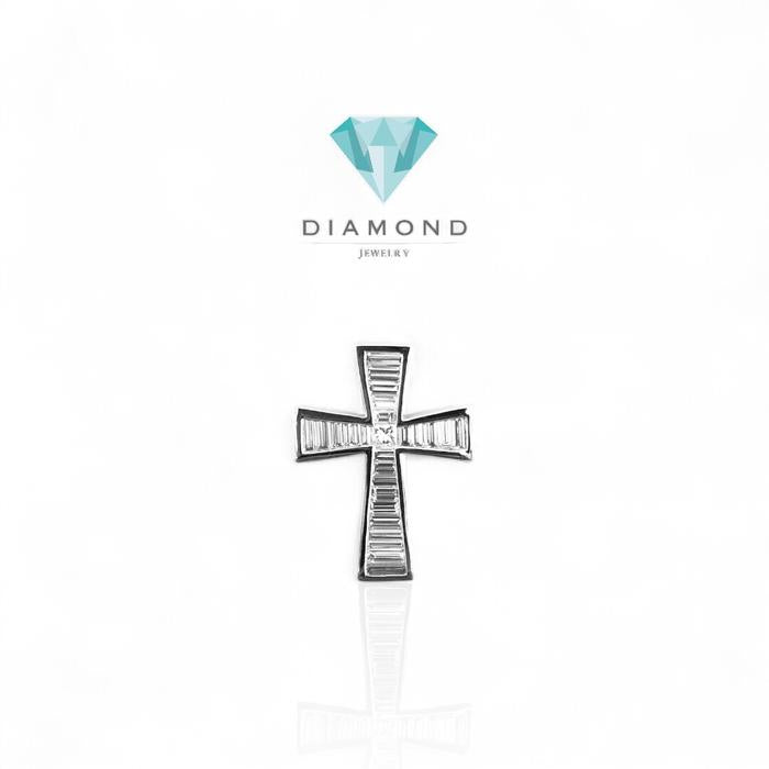 Baguette Diamond Cross Pendant